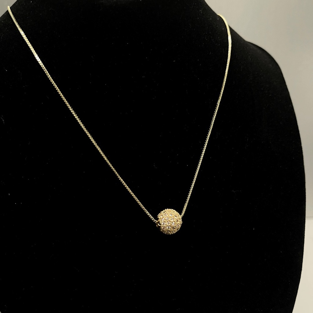 Diamond Ball Necklace